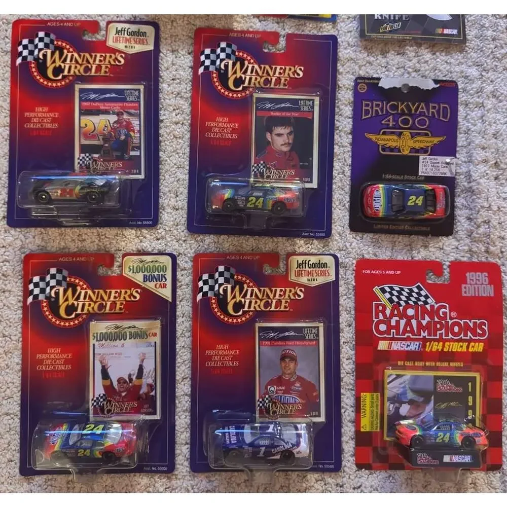 Jeff Gordon #24 NASCAR Collectibles Lot Diecast Cars Winner's Circle DuPont Rare